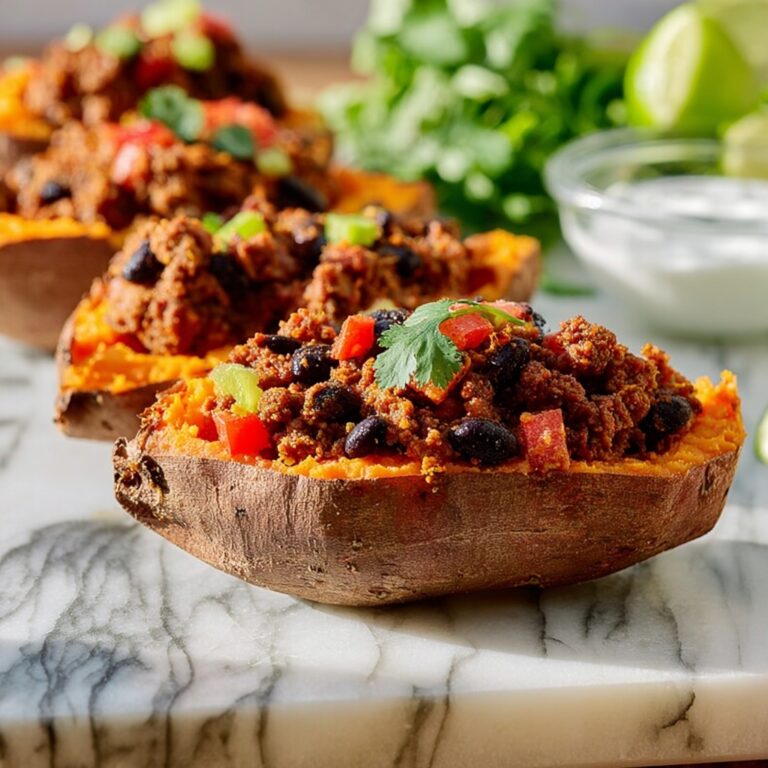 Loaded Sweet Potato Nacho Boats Recipe