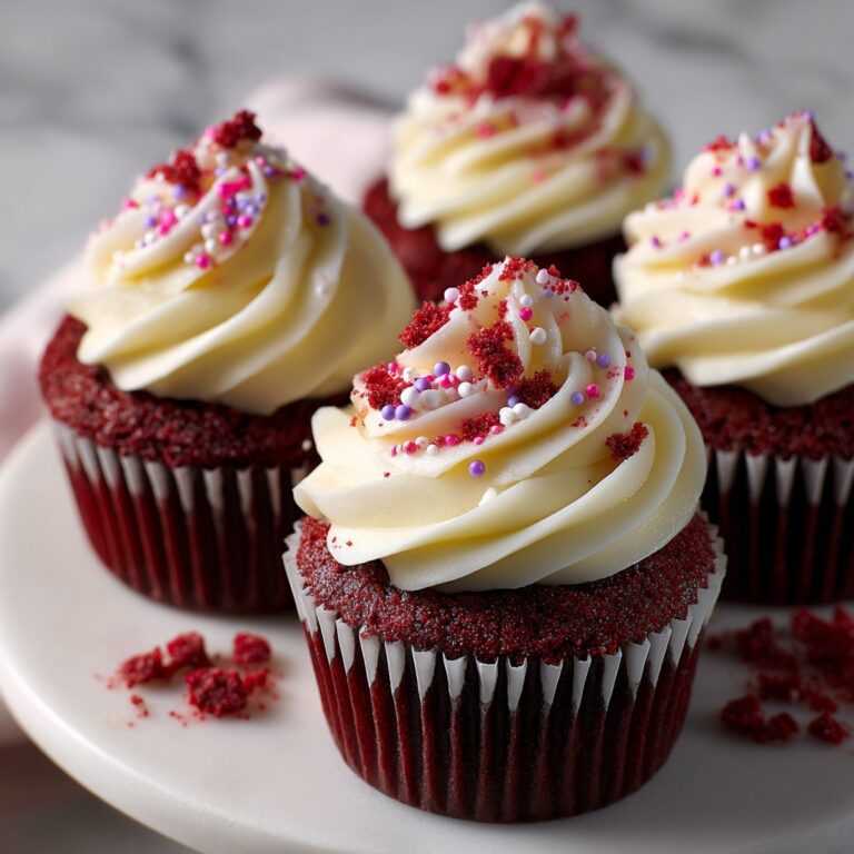 Classic Red Velvet Valentine Cupcakes Recipe