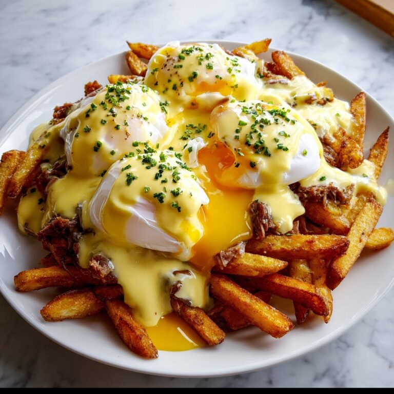 Breakfast Poutine with Hollandaise Sauce Recipe