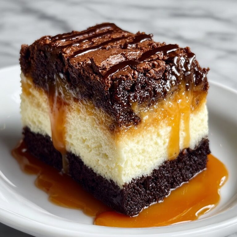 Caramel Brownie Cheesecake Bliss Recipe