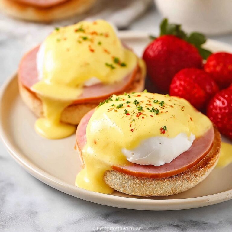 Eggs Benedict with Hollandaise Sauce Recipe