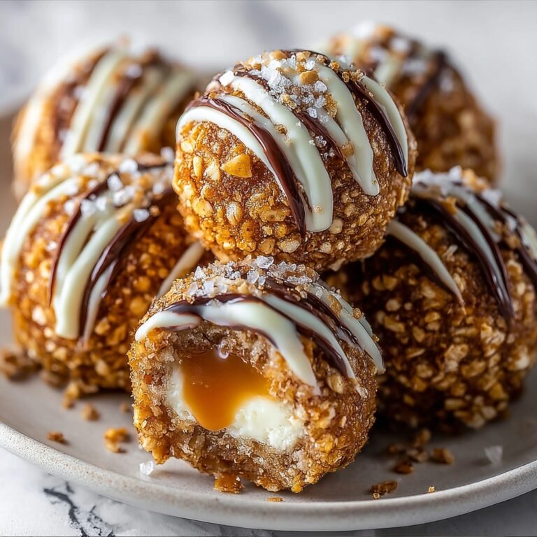 Salted Caramel Pretzel Cheesecake Balls Recipe