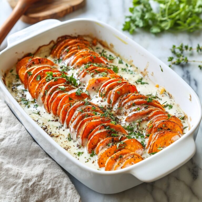 Best Scalloped Sweet Potatoes Brown Sugar Recipe for Side Dish Recipe