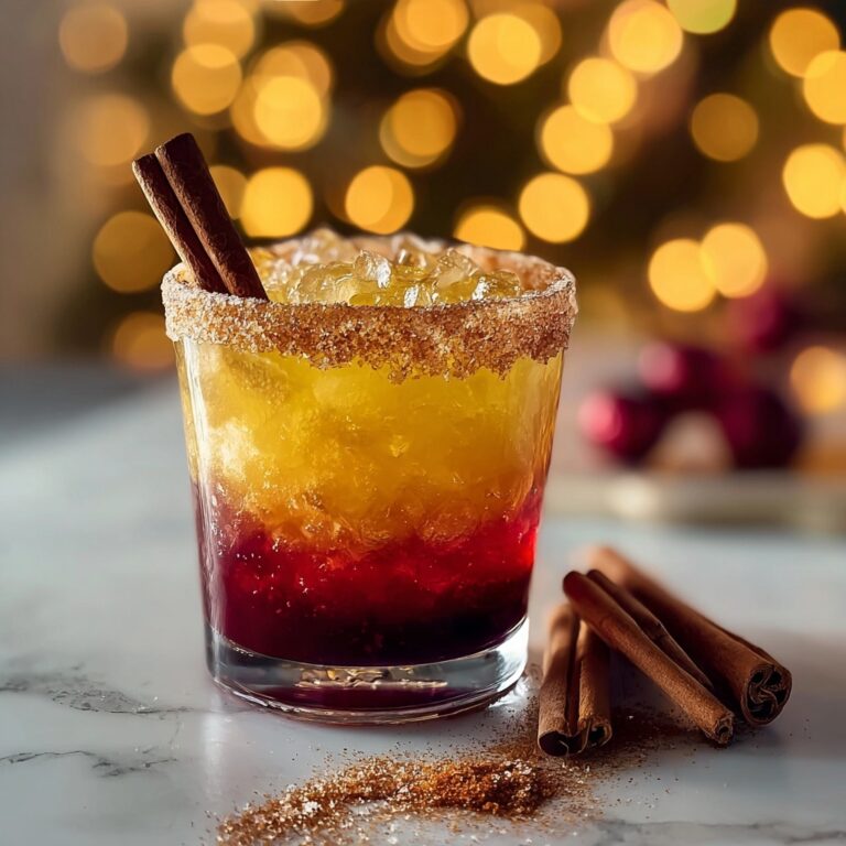 Festive Spiced Christmas Margarita with a Twist Recipe