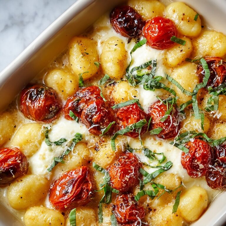 Baked Gnocchi with Tomato and Cheese Recipe