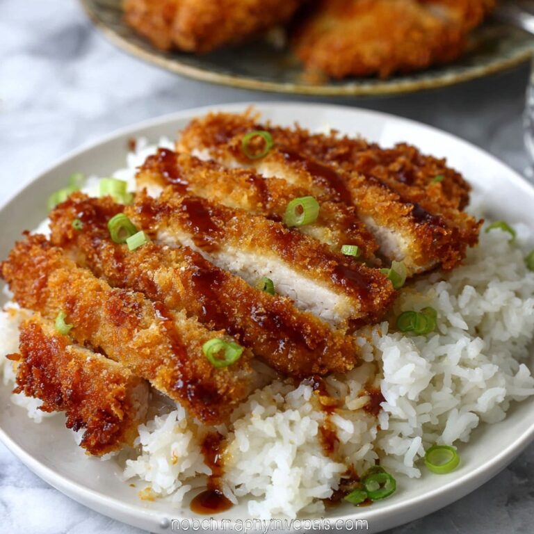 Crispy Chicken Katsu with Tonkatsu Sauce Recipe