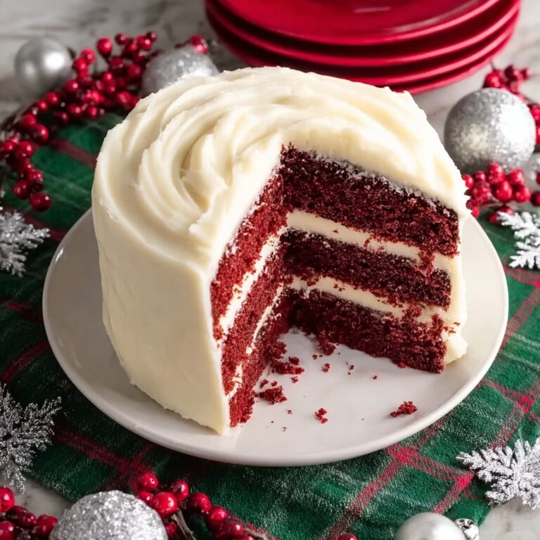 Festive Southern Red Velvet Christmas Cake Recipe