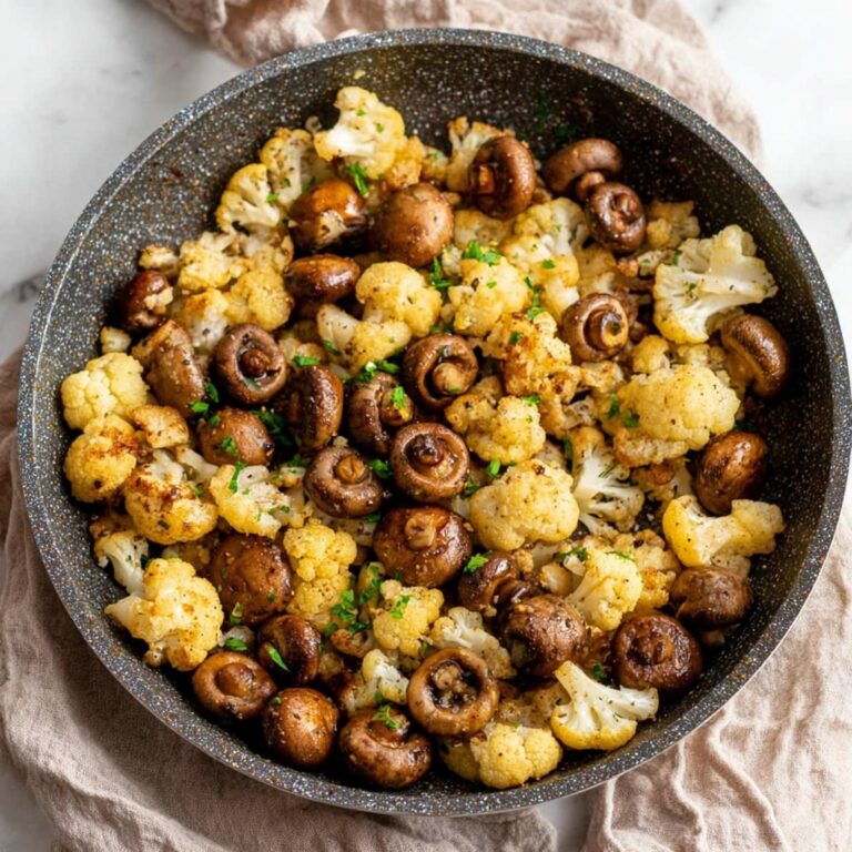 Cauliflower Mushroom Skillet Recipe