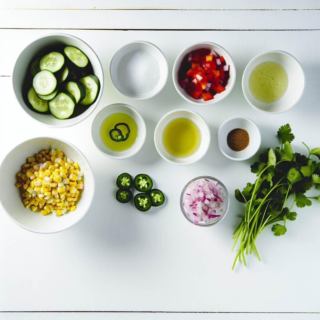 Zesty Mexican Cucumber Salad Recipe - Recipe Image