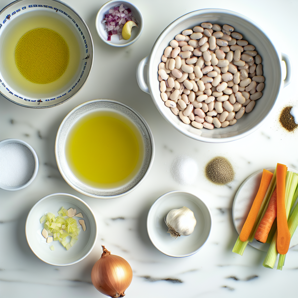 Greek White Bean Soup Recipe - Recipe Image