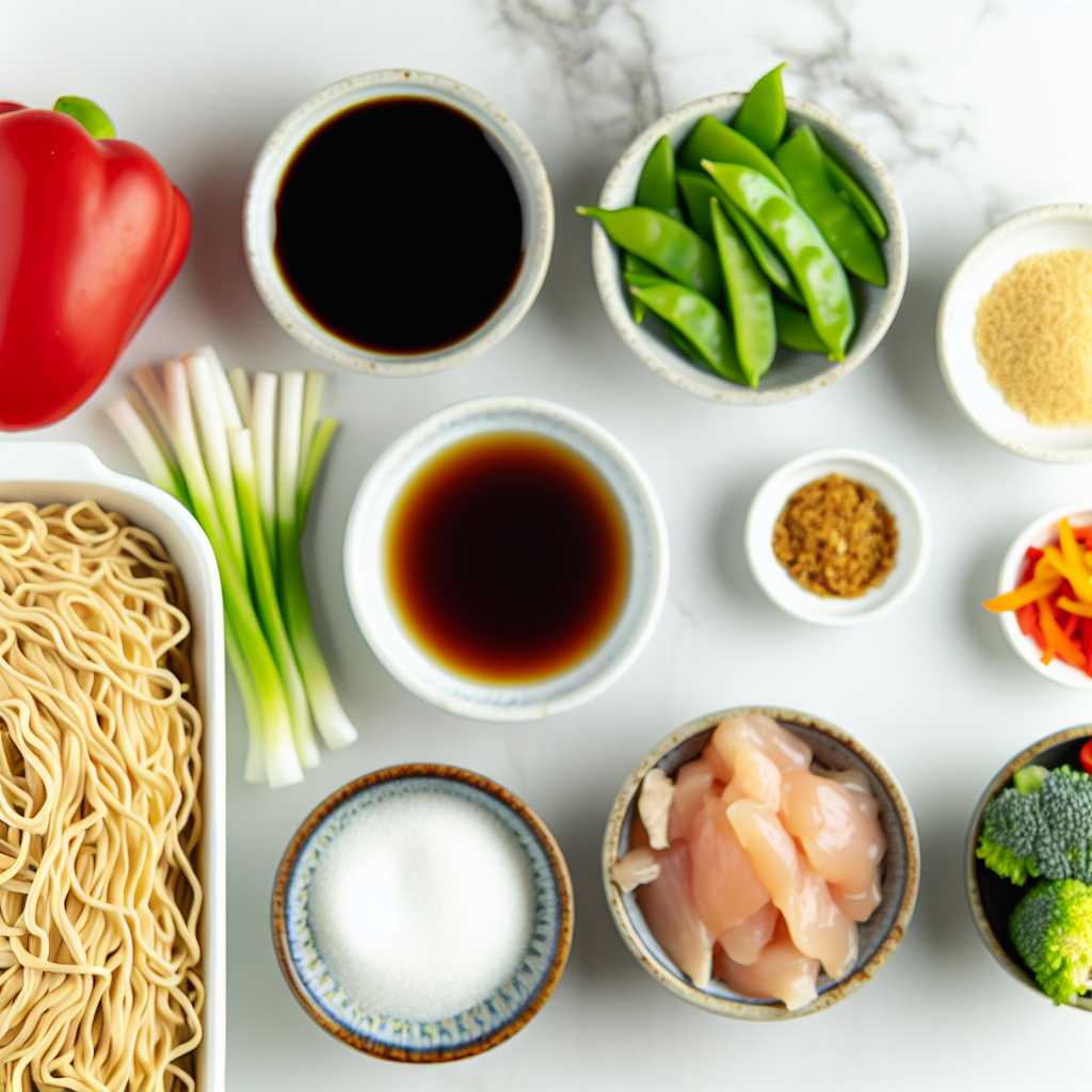 Ultimate Chicken Lo Mein: Savory, Spicy & Loaded with Veggies Recipe - Recipe Image