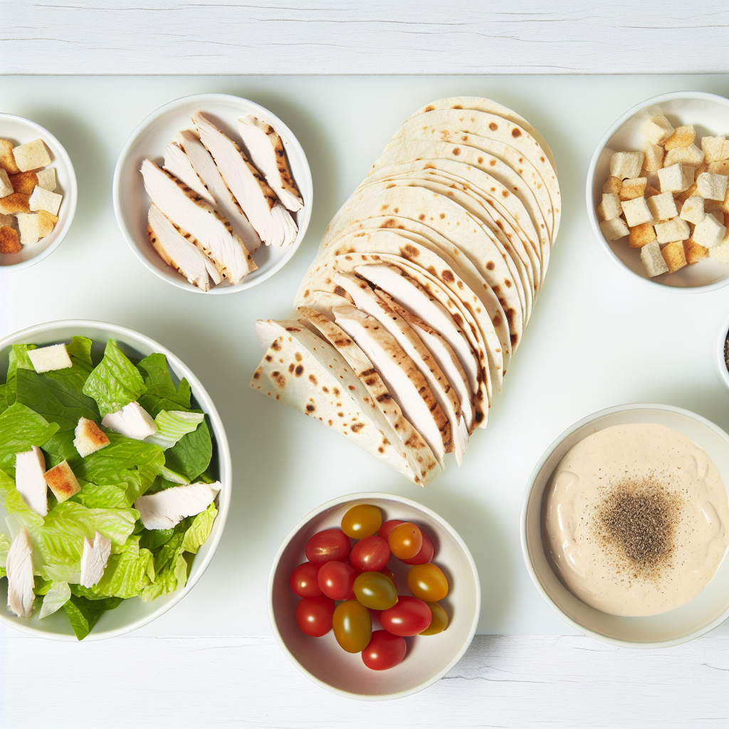 Chicken Caesar Salad Wrap: The Incredibly Delicious Ultimate Recipe - Recipe Image