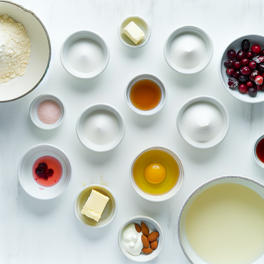 Cranberry Curd Tart with Almond Crust Recipe - Recipe Image