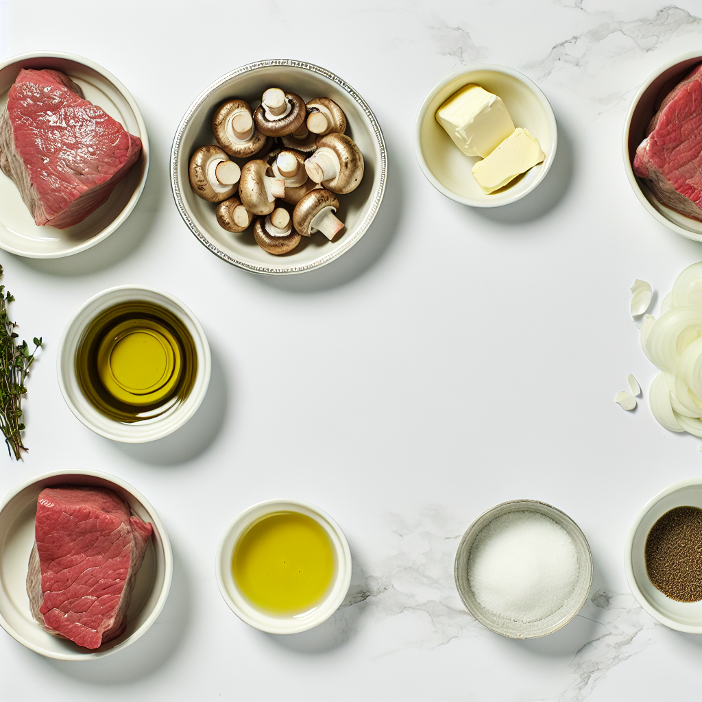 Beef Tenderloin with Mushroom Sauce Recipe - Recipe Image