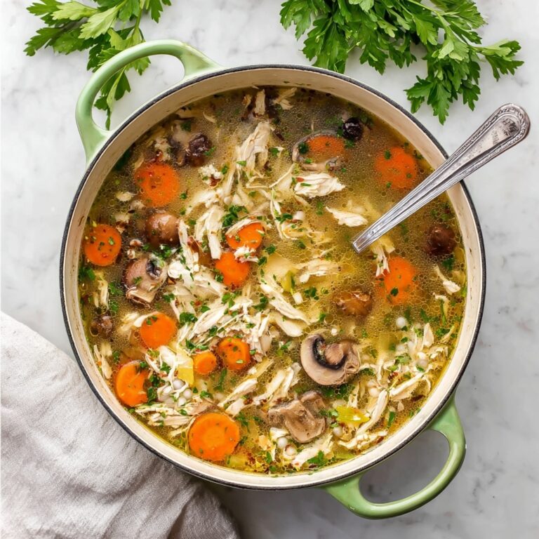 Chicken and Mushroom Soup Recipe