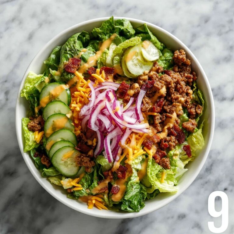 Keto Cheeseburger Salad Recipe