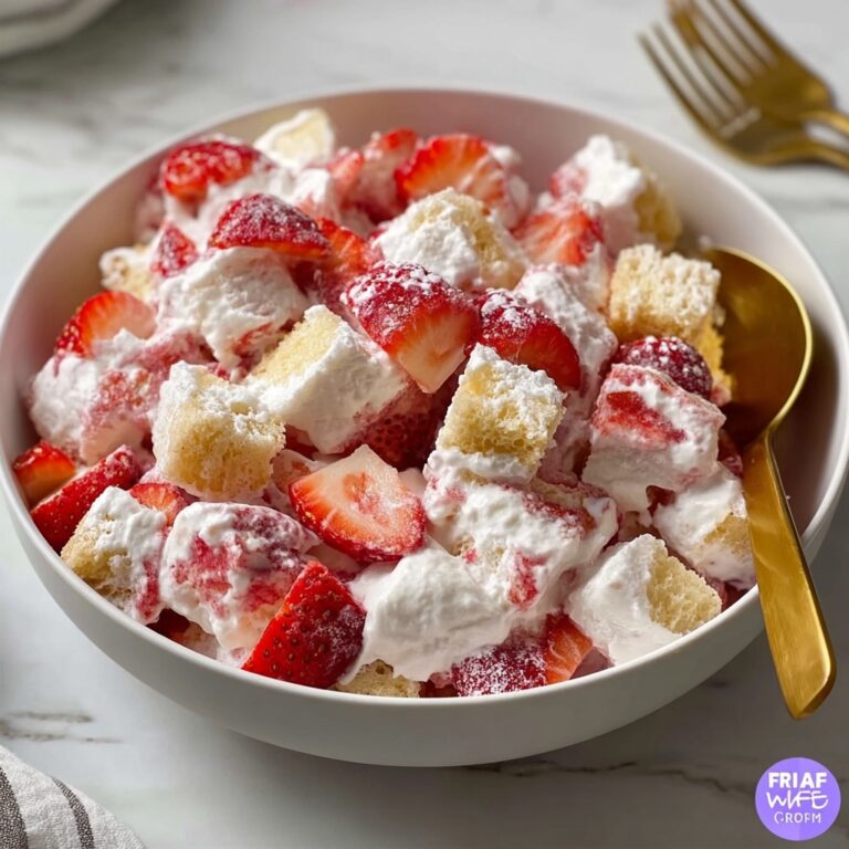 Delicious Strawberry Shortcake Fluff Salad Recipe