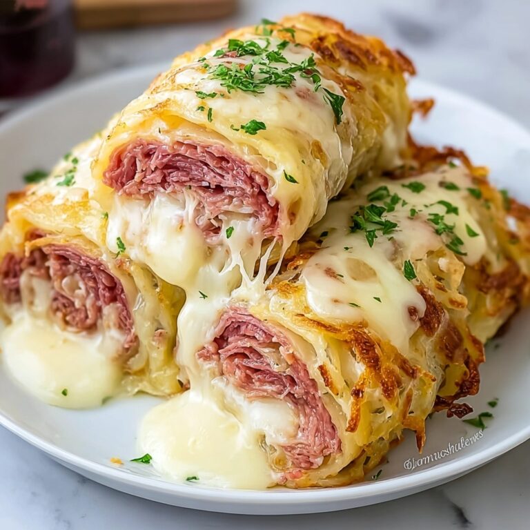 Keto Crispy Reuben Roll-Ups Recipe