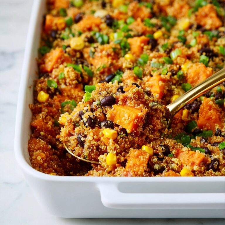 Sweet Potato and Black Bean Quinoa Bake Recipe