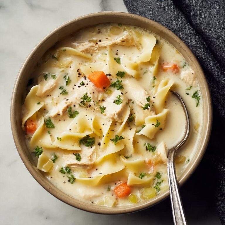 Creamy Chicken Noodle Soup Recipe