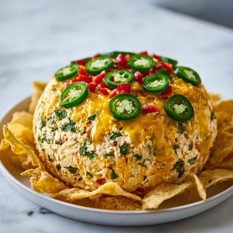 Christmas Taco Cheese Ball Wreath Recipe