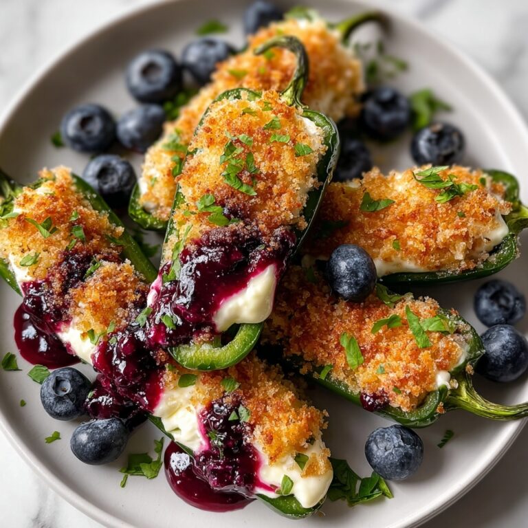 Blueberry Brie Jalapeño Poppers Recipe