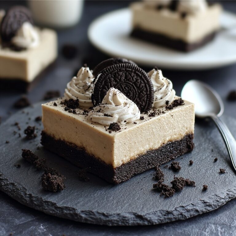 Irresistible Oreo Cheesecake Slice Recipe