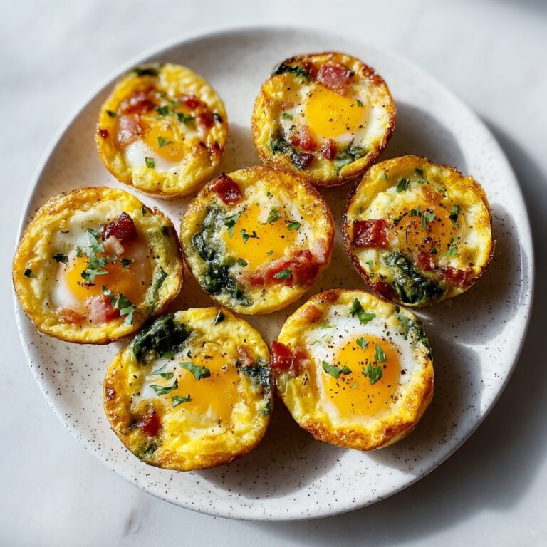 Baked Egg Muffin Cups with Veggies and Cheese Recipe