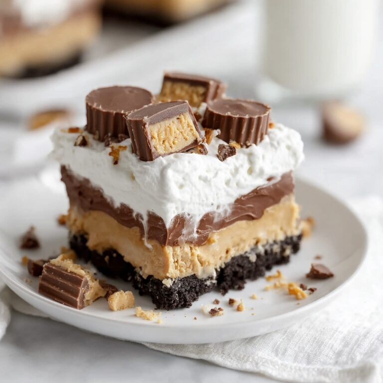 Peanut Butter Lasagna: No-Bake Chocolate Peanut Butter Dessert Recipe