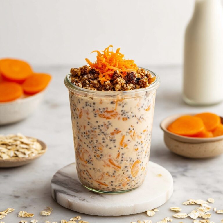 Carrot Cake Overnight Oats Recipe