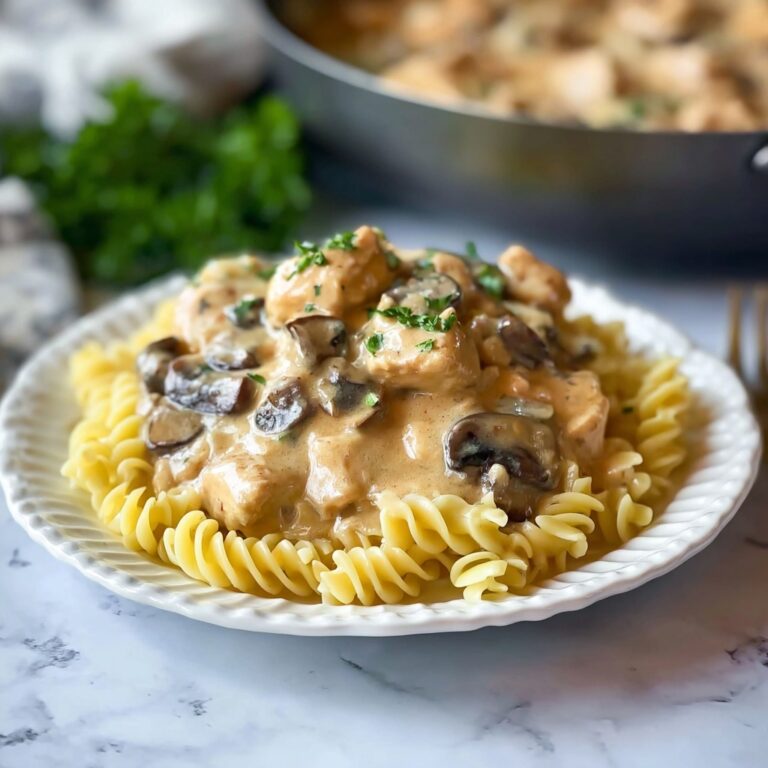 Creamy Chicken Stroganoff with Mushrooms Recipe