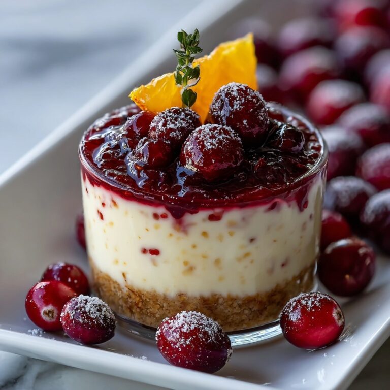 Eggnog Panna Cotta With Spiked Cranberry Sauce Recipe