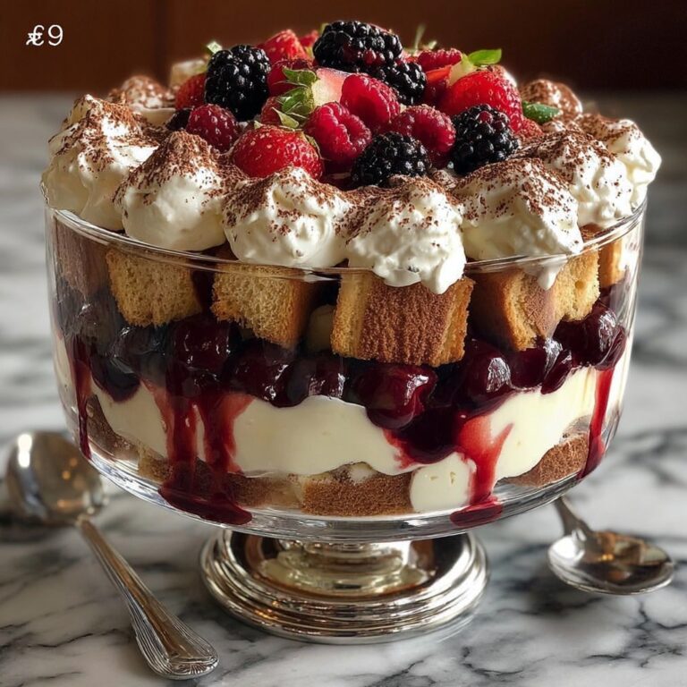 Berry Tiramisu Trifle – Easy No-Bake Creamy Layered Dessert Recipe