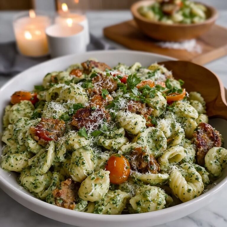 Chicken Sausage Pesto Pasta – Easy Weeknight Comfort Food Recipe
