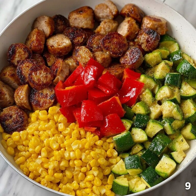 Kielbasa Sausage and Vegetable Skillet Recipe