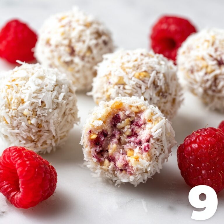 Raspberry Coconut Balls Recipe