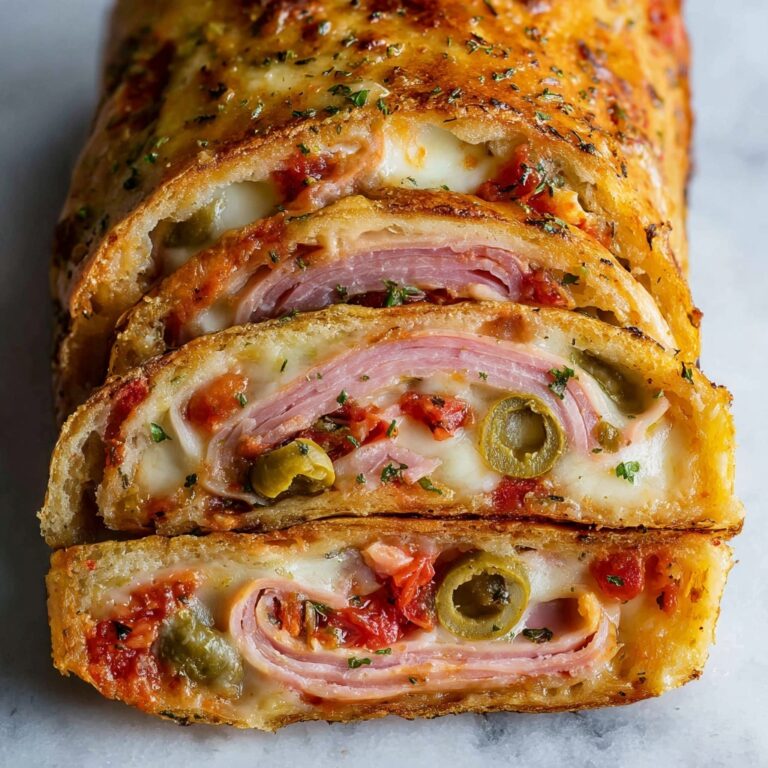 Cheesy Stuffed Stromboli Recipe