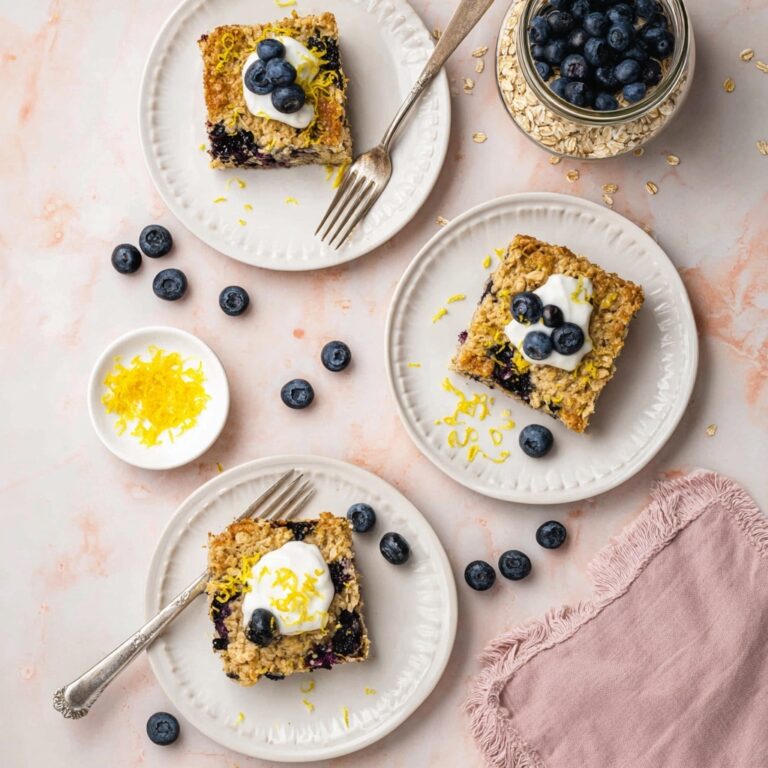 Healthy Baked Oatmeal with Berries and Bananas Recipe