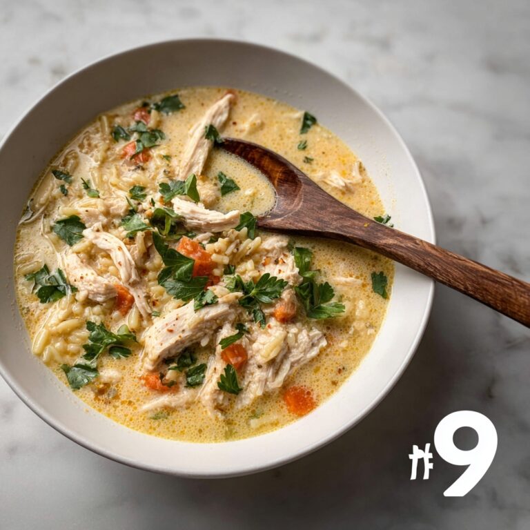 Lemon Chicken Soup with Orzo Recipe