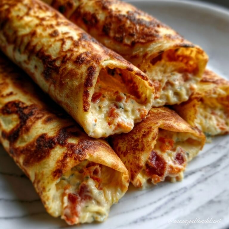 Crab Shrimp Queso Taquitos Recipe