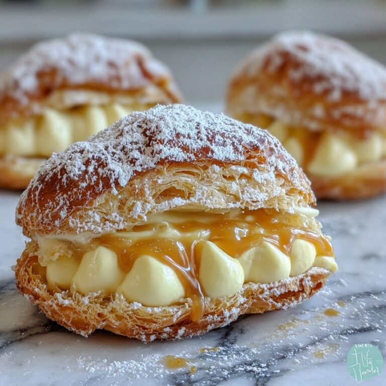Mango Pastry Cream Puffs Recipe