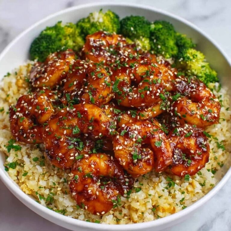 Honey Garlic Shrimp Bowl Recipe
