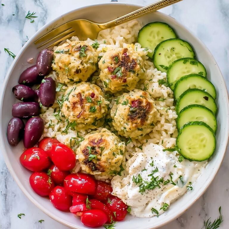 Spinach Feta Turkey Meatballs with Yogurt Sauce Recipe