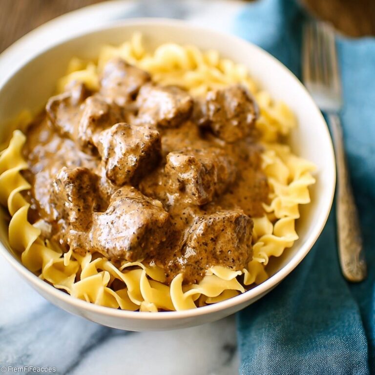 Slow Cooker Beef Stroganoff Recipe