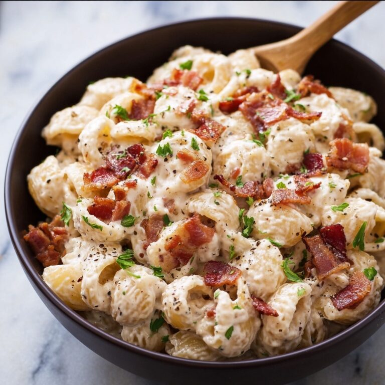 Bacon Cheddar Ranch Pasta Salad Recipe