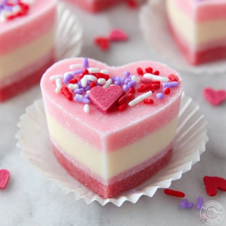 Valentine Heart Chocolate Fudge Recipe