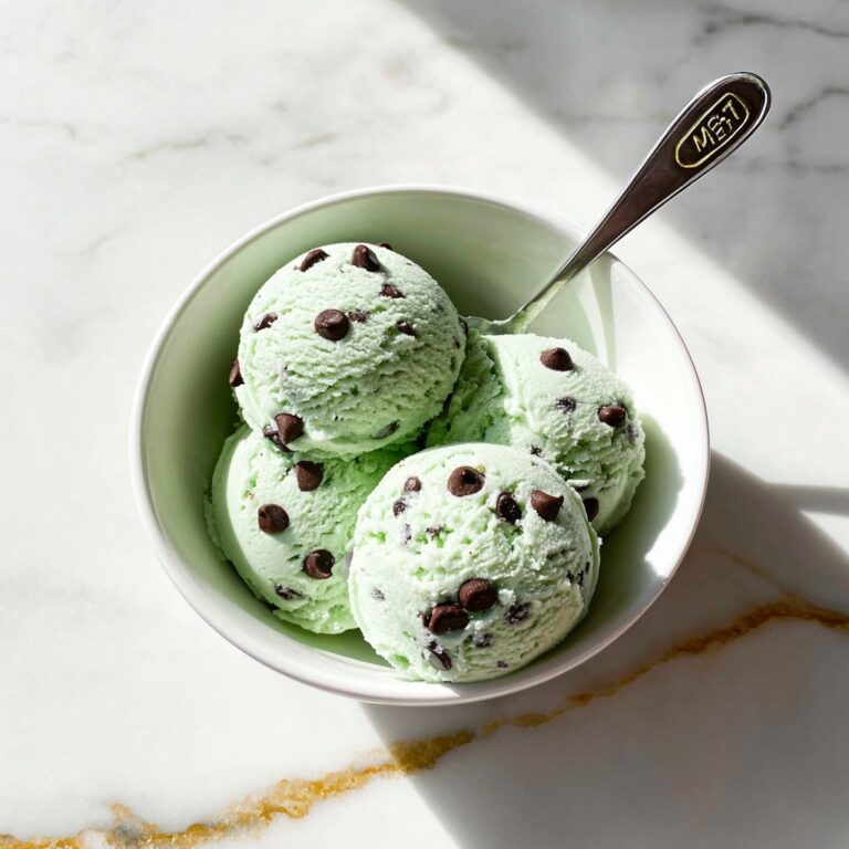 Ninja Creami Mint Chocolate Chip Protein Ice Cream Recipe