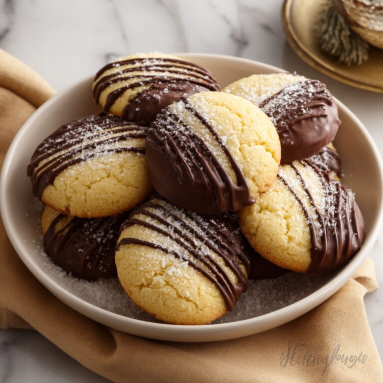 Milk Chocolate Dipped Sugar Cookies Recipe