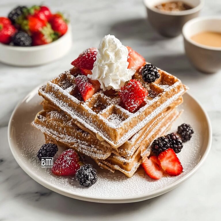 Healthy Protein Waffles in Just 10 Minutes Recipe