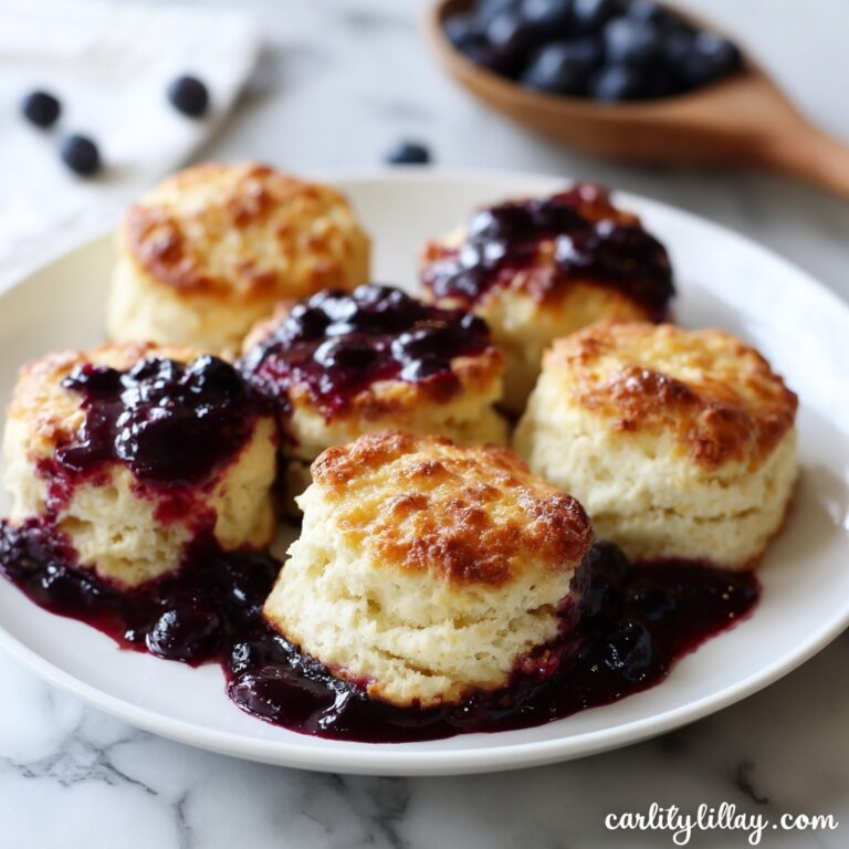 Blueberry Butter Swim Biscuits Recipe